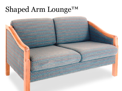 Shaped Arm Lounge